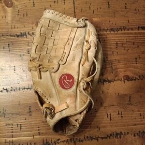 Vintage Rawlings GJF4 Cesar Cedeno Softball Baseball Glove Used RHT B1